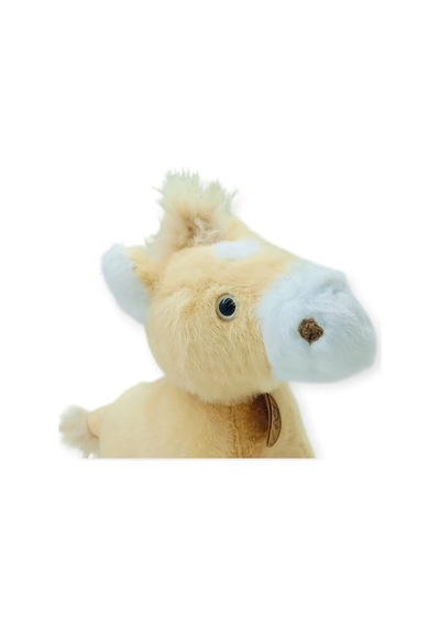Peluş Hayvanlar Sesli 30 Cm At - Açık Kahverengi