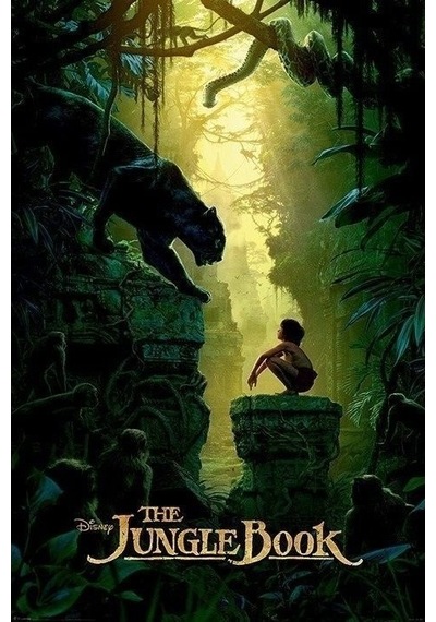 Maxi Poster The Jungle Book Bagheera &amp Mowgli Teaser