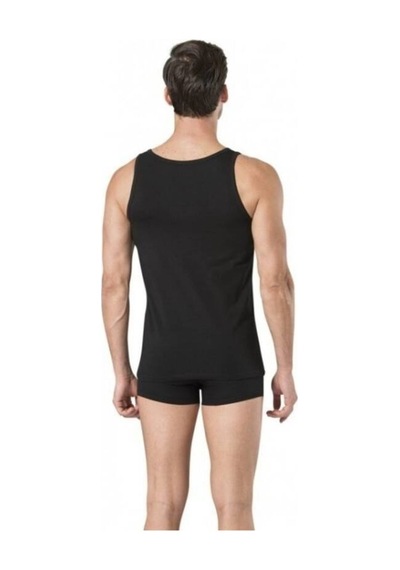 Erkek Stretch Atlet Boxer Takım Siyah