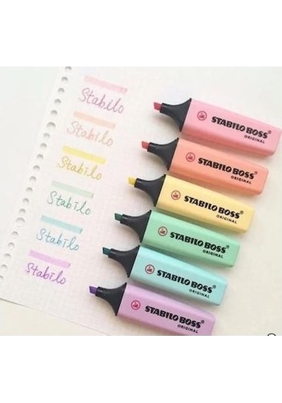 Stabilo Fosforlu Kalem Boss Orıgınal 15 Li Set Çok Renkli