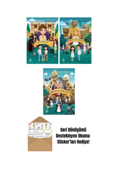 Efes Perileri Efsanevi Yerler Serisi 3 + Göbeklitepe Perileri Efsanevi Yerler Serisi 2 + Kapadokya Perileri Efsanevi Yerler Serisi 1