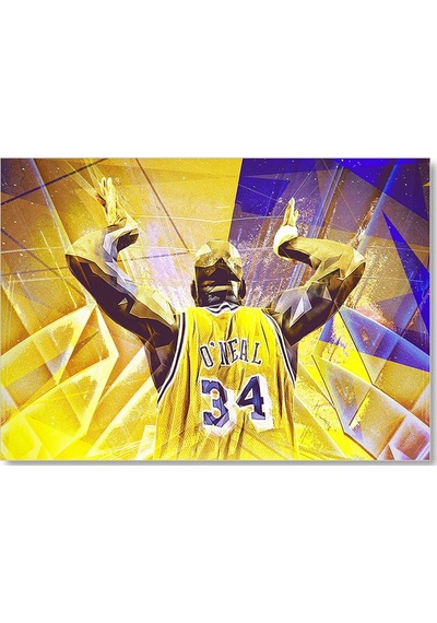 Cakasepetim Shaquille O Neal Ahşap Mdf Tablo