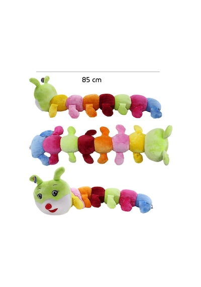 Torutoys Renkli Tırtıl Peluş Oyuncak 85 Cm