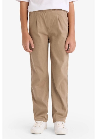 Defacto Erkek Çocuk Düz Paça Gabardin Pantolon F3762a825wnkh92 Haki-kh92