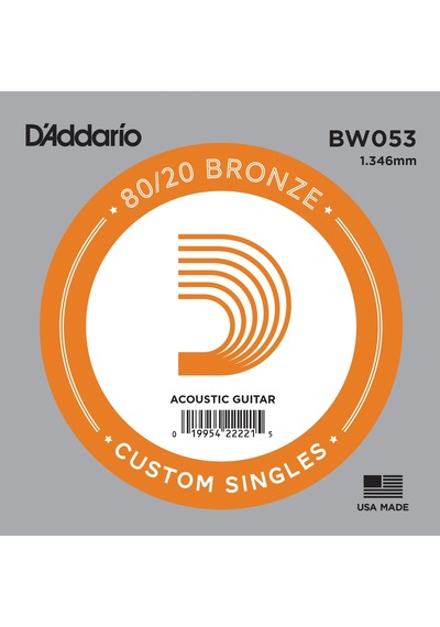 Akustik Tek Tel, 80/20 Bronze Wound, 053, Mi