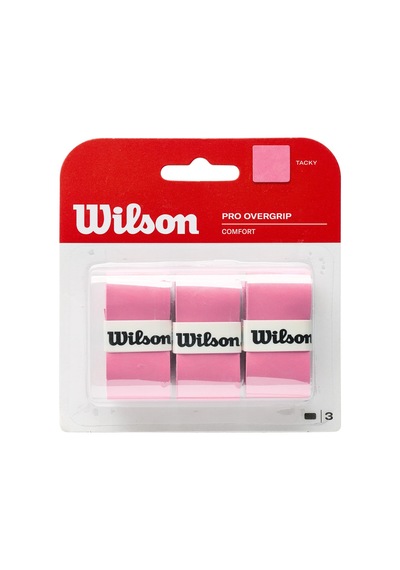 Wilson Üniseks Comfort Pro Overgrip 3'lü Paket Tutma Bantları,pembe,3 Adet.
