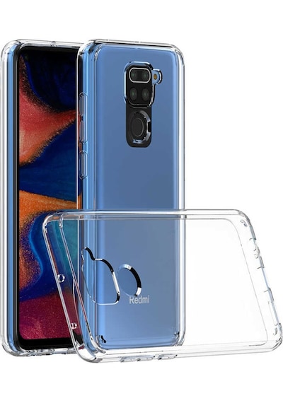 Xiaomi Redmi Note 9 Kılıf Zore Coss Şeffaf Sert Silikon Kılıf Renksiz