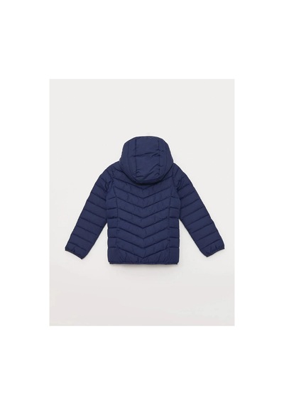 LC Waikiki Southblue Lacivert Kapüşonlu Basic Kız Çocuk Şişme Mont