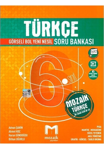 Mozaik 6.Sınıf Türkçe Soru Bankası