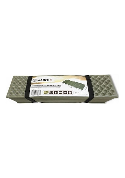 Madfox Trailpad Pro Katlanır Kamp Matı Z Mat Turuncu Çok Renkli