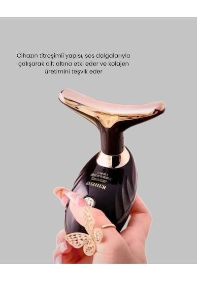 Cilt Gençleştirme Ve Sıkılaştırma Cihazı Kolajen Artırıcı Titreşimli Çok Renkli