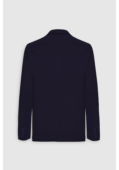 Ac&Co / Altınyıldız Classics Erkek Lacı Slim Fit Dar Kesim Mono Yaka Casual Ceket Lacı Lacivert Ac&Co / Altınyıldız Classics Erkek Lacı Slim Fit Dar Kesim Mono Yaka Casual Ceket Lacı Lacivert