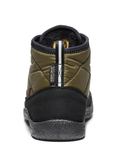 Keen 1029426 Howser Iı Chukka Wp Dark Olive/gold Flame Kadın Outdoor Bot Olive Yeşil