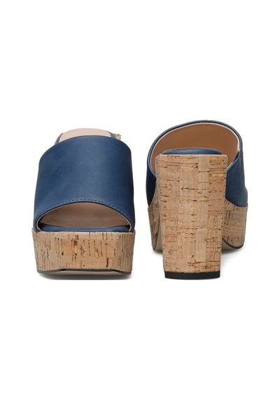 Nine West Garba 2Fx Kadın Topuklu Terlik-Lacivert
