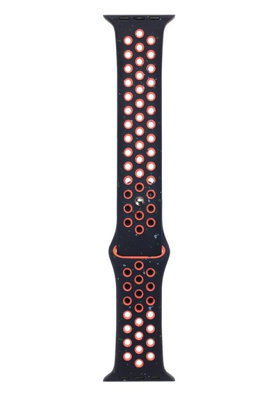 Apple Watch 7 45mm Uyumlu Kordon Silikon Strap Kayış Krd-02 - Krem - T29109