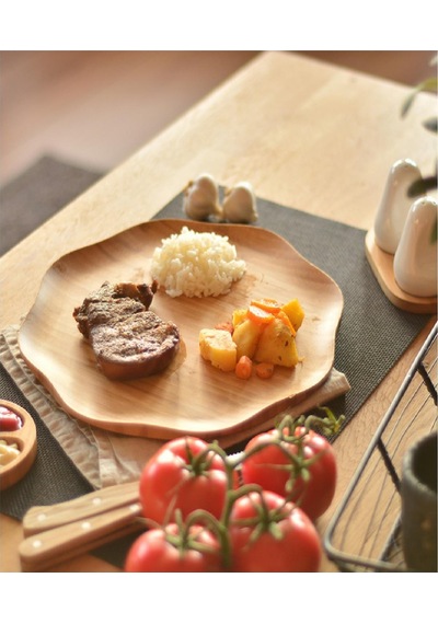 Bambum Pappi Çiçek Tabak 28 Cm B2599