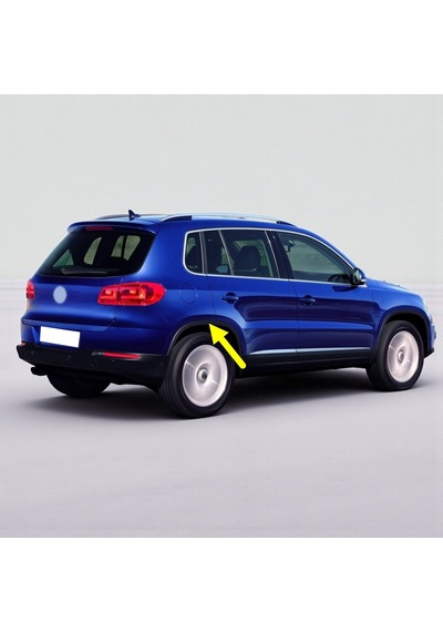 Vw Tiguan 2012-15 Sağ Arka Çamurluk Ağzı Plastik Dodik 5n0854820c