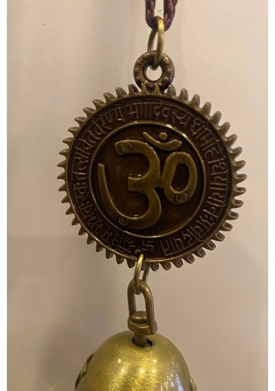 Feng Shui Deprem Zili Çanı Rüzgar Çanı Zili Kapı Çanı Mantra Ohm Om Yoga