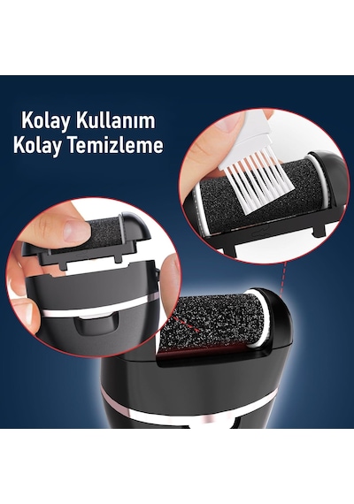 Valkyrie 10 Lu Ayak Bakım Seti Elektrikli Nasır Ayak Törpüsü Ve Pedikür Şarjlı Ve Taşınabilir