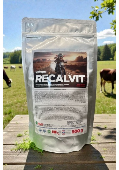 Vetasupra Recalvit 500 Gr Metalize - Buzağı Kuzu Ve Oğlak İçin Yem Katkı Maddesi