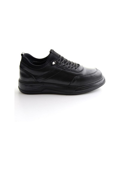 Bambi Siyah Napa Hakiki Deri Erkek Sneaker E01080205543