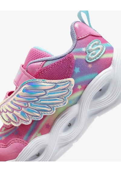Skechers Twısty Glow Küçük Kız Çocuk Pembe Spor Ayakkabı 303718n Pkmt Pembe