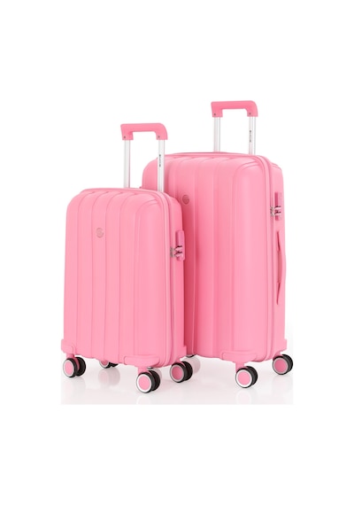 Mçs Group Mçs Polipropilen 2li Valiz Seti Orta & Kabin V305 S21yy1000076-set 00020 Pembe