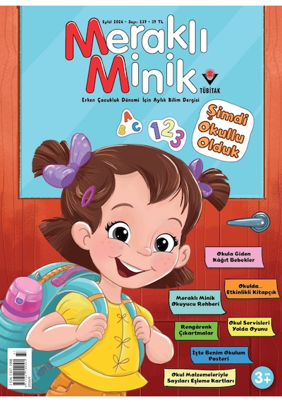 Meraklı Minik Dergi Eylül 2026 3-6 Yaş