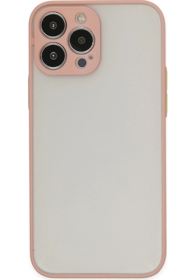 Apple Uyumlu iPhone 14 Pro Max Kılıf Montreal Silikon Kapak Pembe\