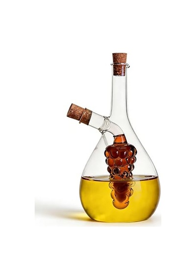 Mutfak Kutusu Tools Sirke Ve Yağ Şişesi, Biberlik Grape Cluster Çok Renkli