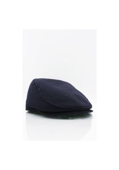 Külah Erkek Şapka Lacivert Kışlık Trend Flat Cap Yün Kasket-Lacivert-Standart