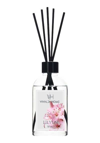 Vivaldi Home Şakayık + Lilyum + Lotus Çubuklu Oda Kokusu Esansiyel Uçucu Yağ 3 x 50 ML