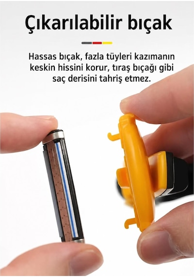 Valkyrie Parmak Tipi Saç Kesme Makinesi Ergonomik Mini Tıraş Aparatı Taşınabilir Hassas Saç & Sakal Düzeltici