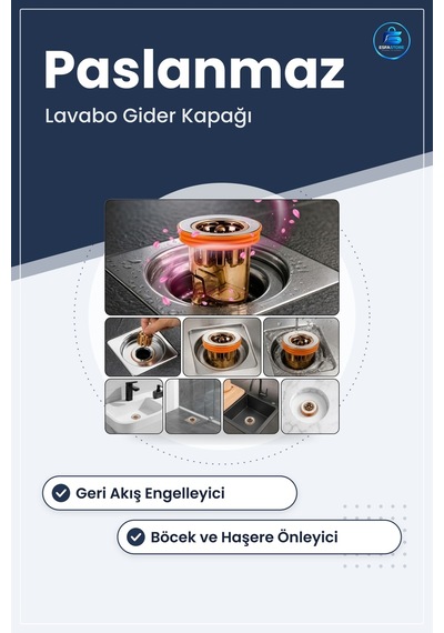 Gider Kapağı Koku Ve Böcek Önleyici Duş Lavabo İçin Geri Akış Eng
