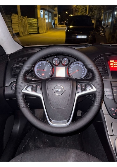 Astra J Makyajlı Kasa  Kaplama Deri Direksiyon Kılıfı Siyah