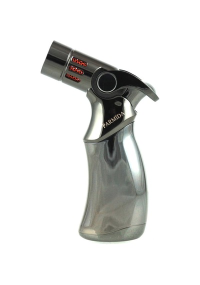 Parmida Dört Torch Pürmüz Gümüş Masa Tipi Puro Çakmağı - Tr1578
