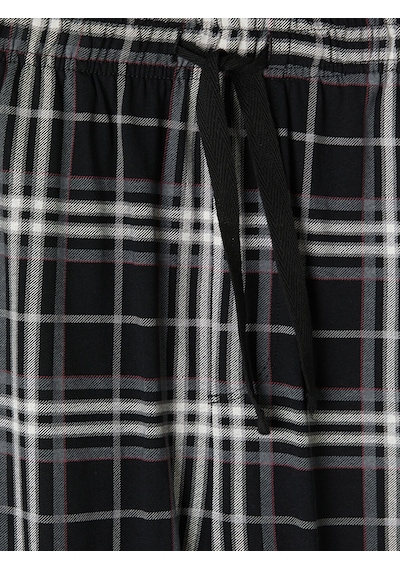 Lc Waikiki Lc Waıkıkı Siyah Regular Fit Ekose Erkek Pijama Alt