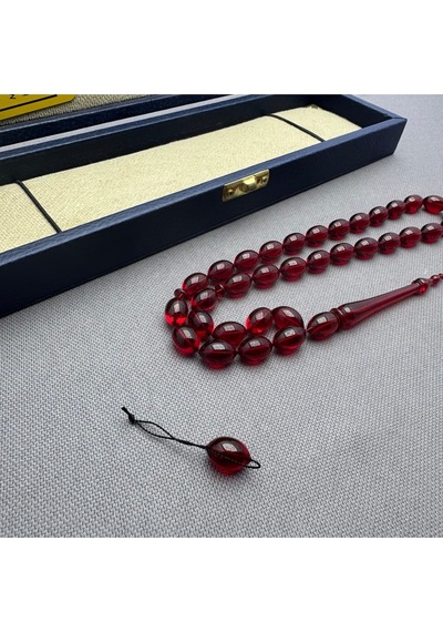 Cete Ufuk Sağlam Eski Alman Katalin Sülün İmame 9x14mm Beyzi Kesim Tespih Çok Renkli