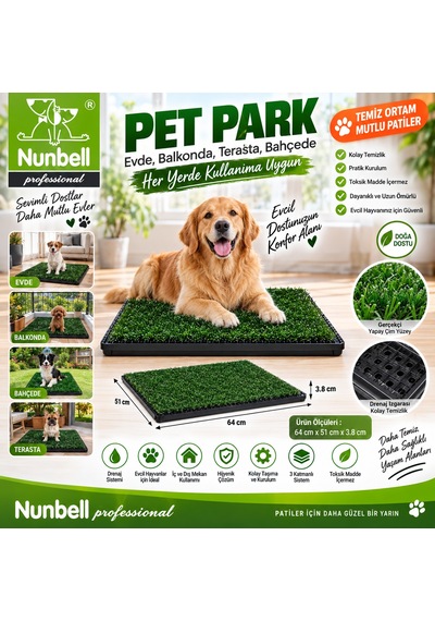 Nunbell Pet Park Köpek Tuvaleti - 100