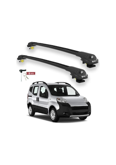 Turtle Citroen Nemo 2008-2019 Ara Atkı Air1 Siyah