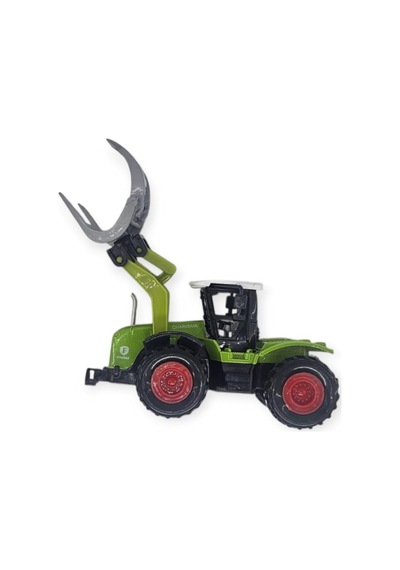 Farm Mini Oyuncak Traktör - 14 Cm Basmalı Balya Yükleyici Çiftlik Aracı