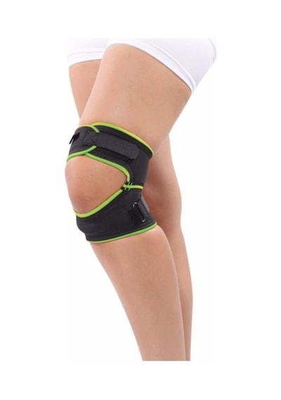 Patellar Tendon Destekli Açık Patella Dizlik Ayarlanabilir Siyah