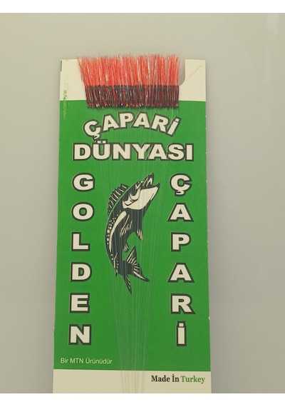 Golden 50 İğneli İstavrit Kösteği 12 No Siyah İğne -0,10 Mm -0,12 Mm Köstek Kırmızı