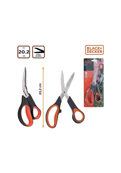Black&decker Bxgtto7026 Bahçe Makası 20,2 Cm Ergonomik Sap