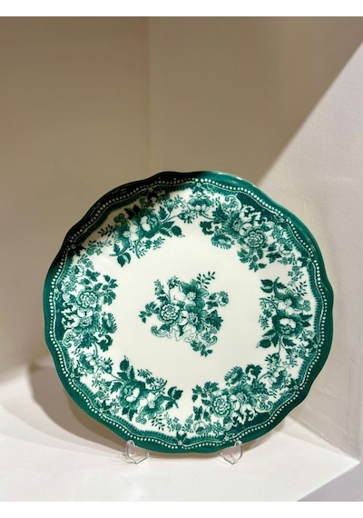 Porser Porselen Fulya Velour Green Yemek Takımı 6 Kişilik 24 Parça Çok Renkli