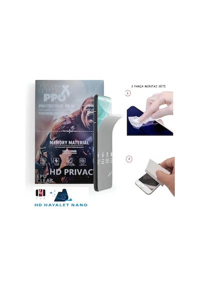 Google Pixel 10 Pro Fold Nano Ekran Koruyucu Esnek Ultra İnce - Maxxpro - Hd Şeffaf Hayalet