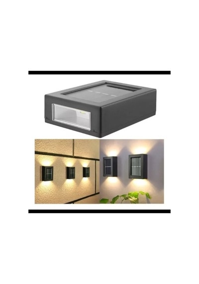 Solar 4 Ledli 11cm Duvar Aydınlatması Sky-309 Çok Renkli