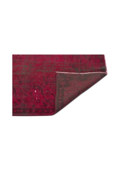 El Dokuması Vintage Yün-pamuk Kırmızı Halı 24272 180 X 266 Cm