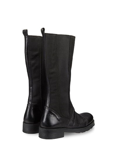 Çizme Kadın Oxw002600 Oxs Frank 0026 Boot D Nylon/leather Black Siyah