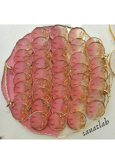 Epoksi Silikon Çoklu Yuvarlak Magnet Kalıbı 10 Lu Çap 6 Cm
